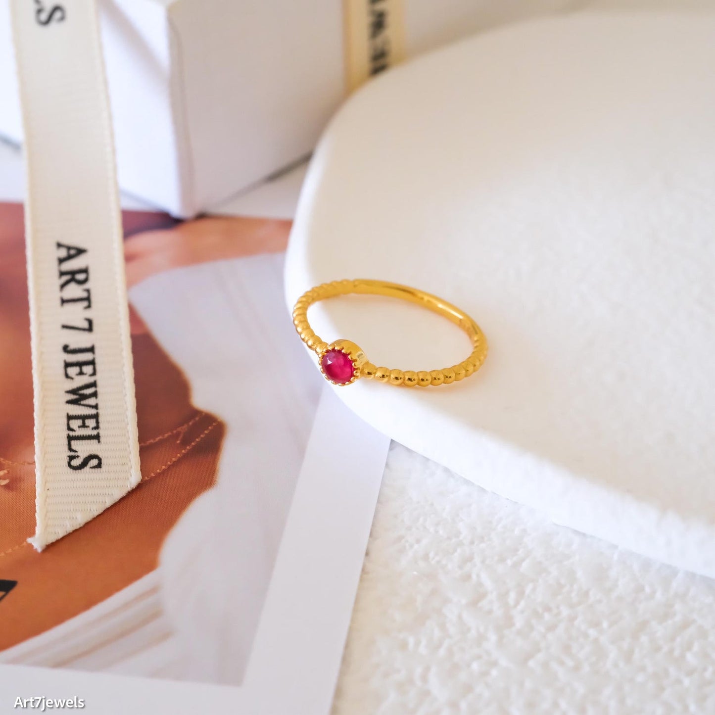Natural Ruby Ring