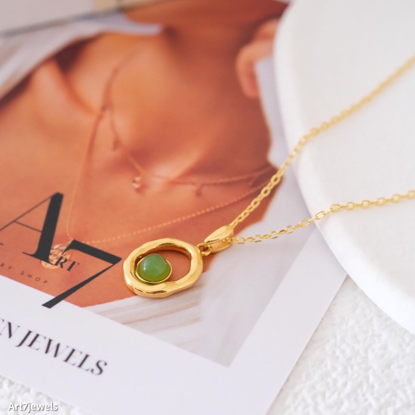 Green Jade Necklace