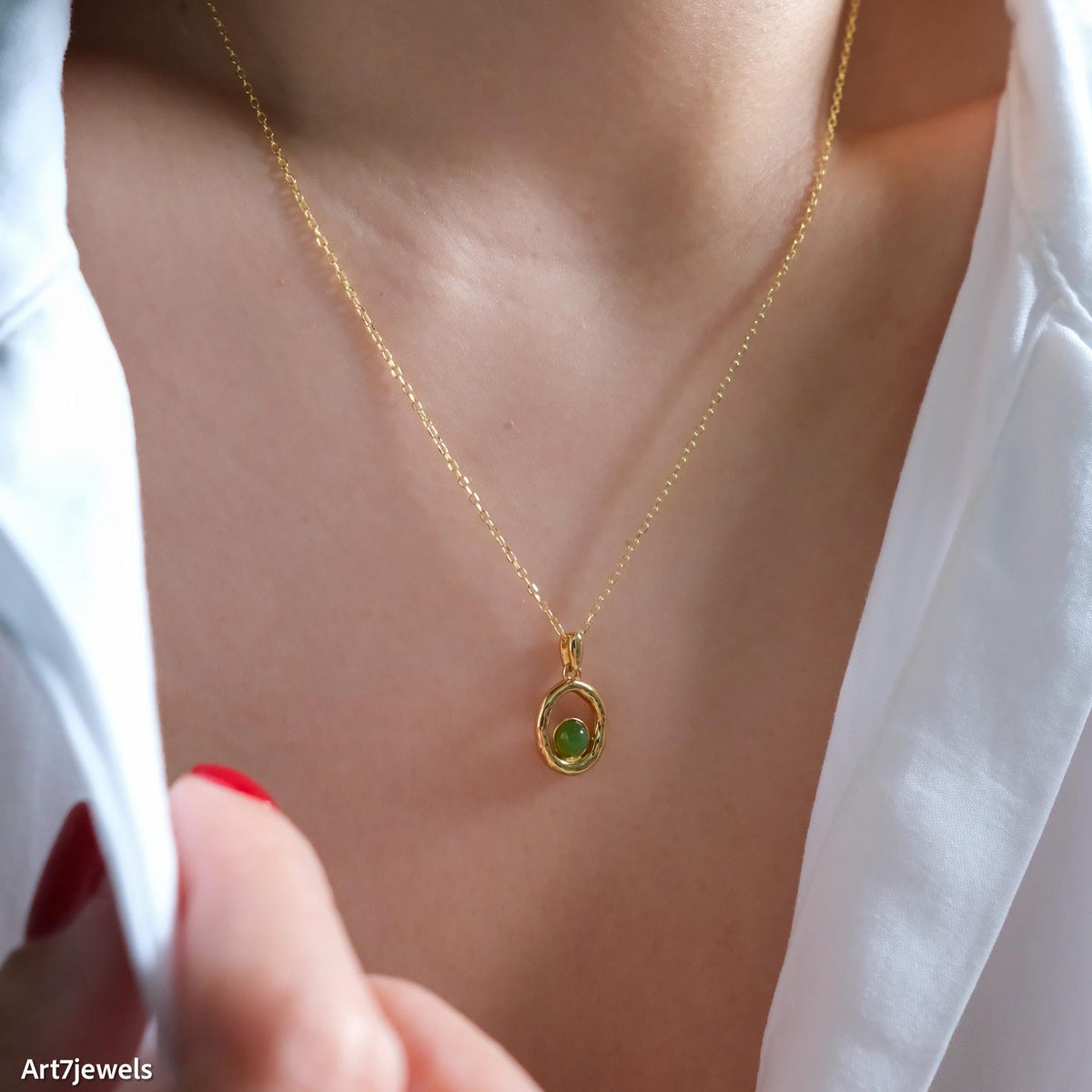 Green Jade Necklace