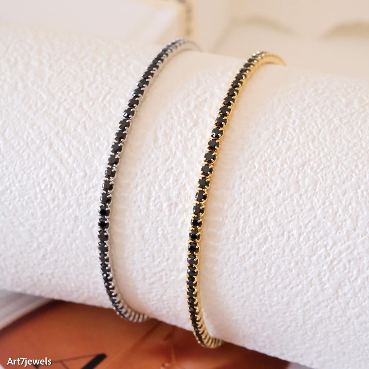 Black Tennis Bracelet