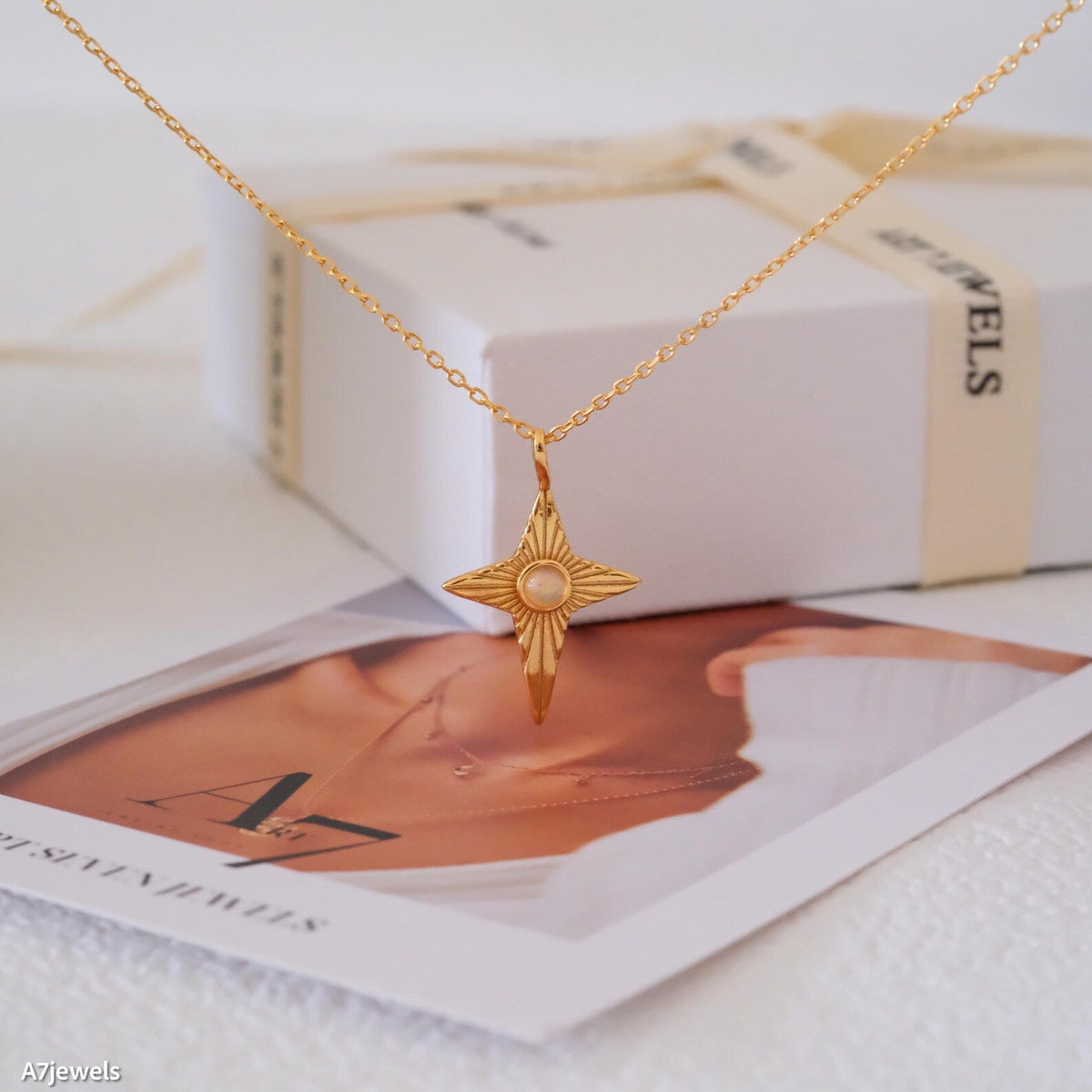 Gold Star Necklace