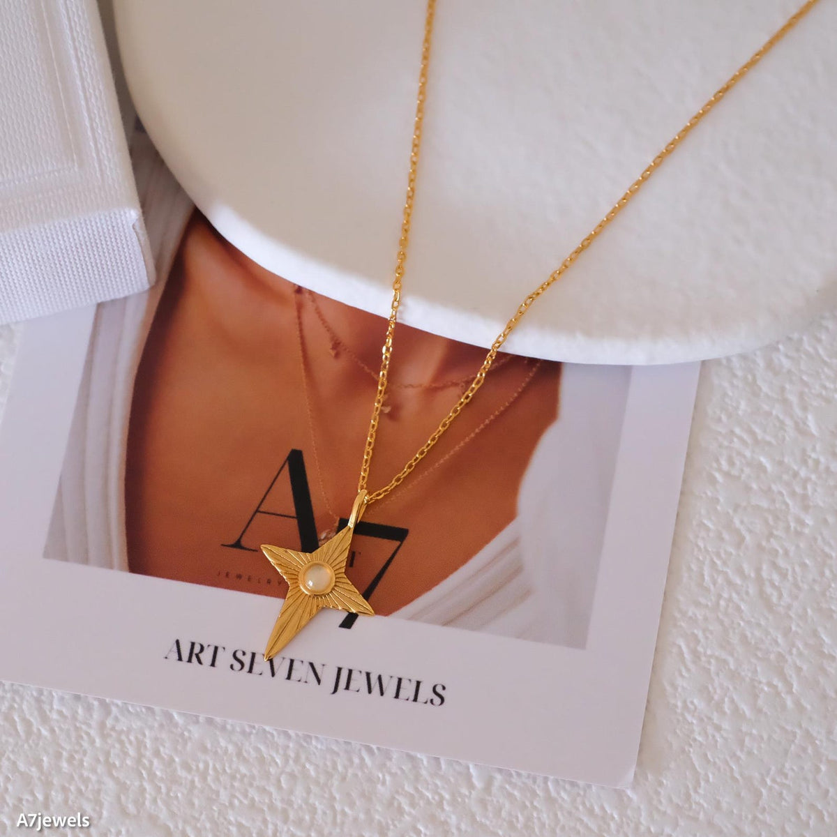 Gold Star Necklace