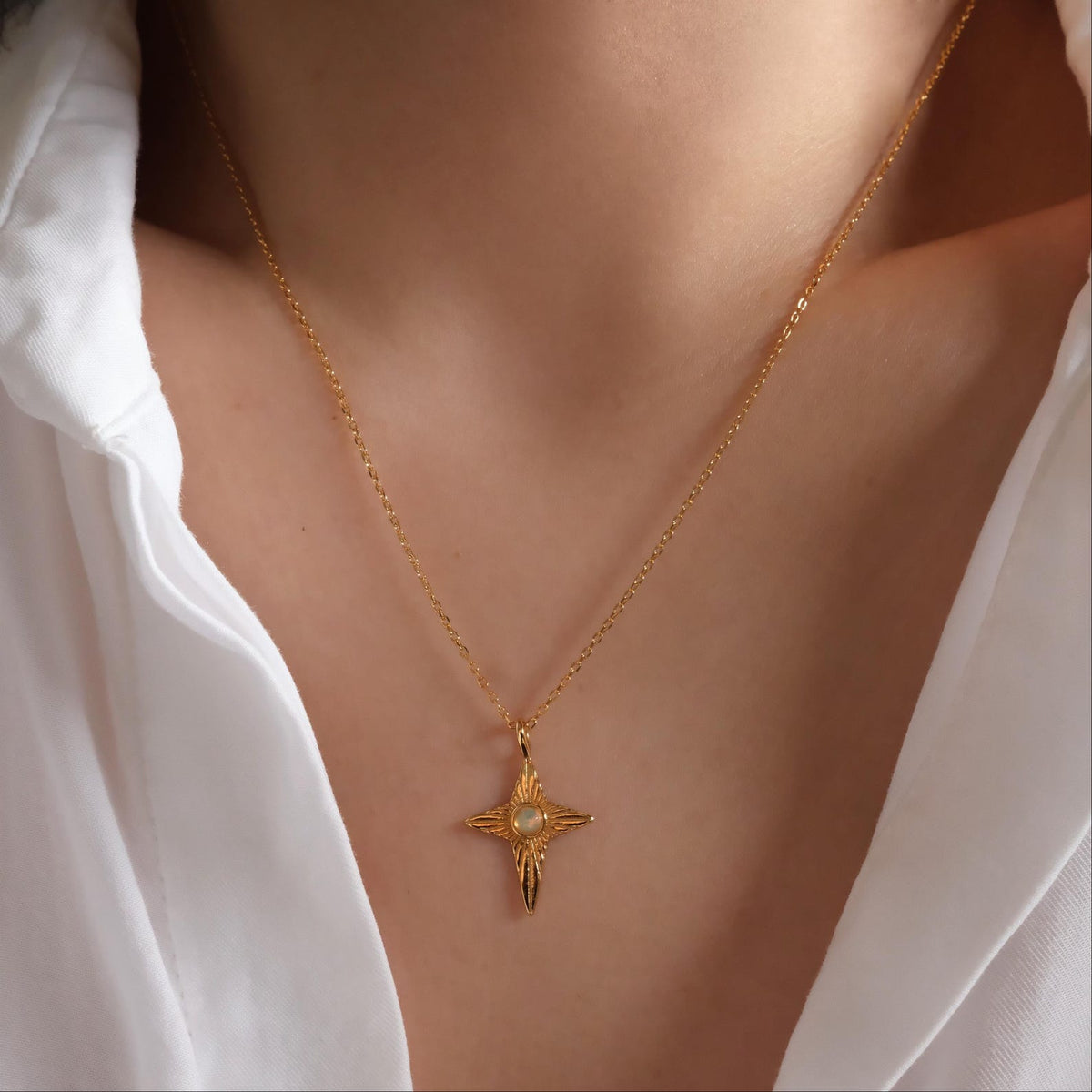 Gold Star Necklace