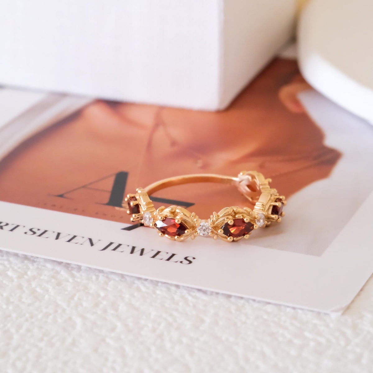Garnet Eternity Ring
