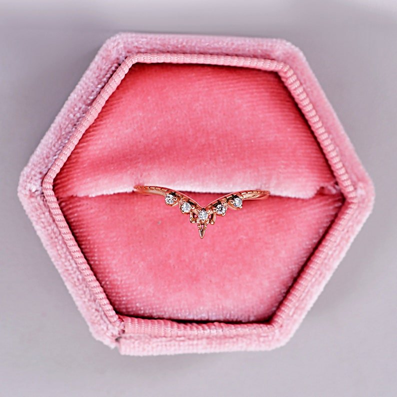 Luxury Moissanite Diamond Wedding Band Ring