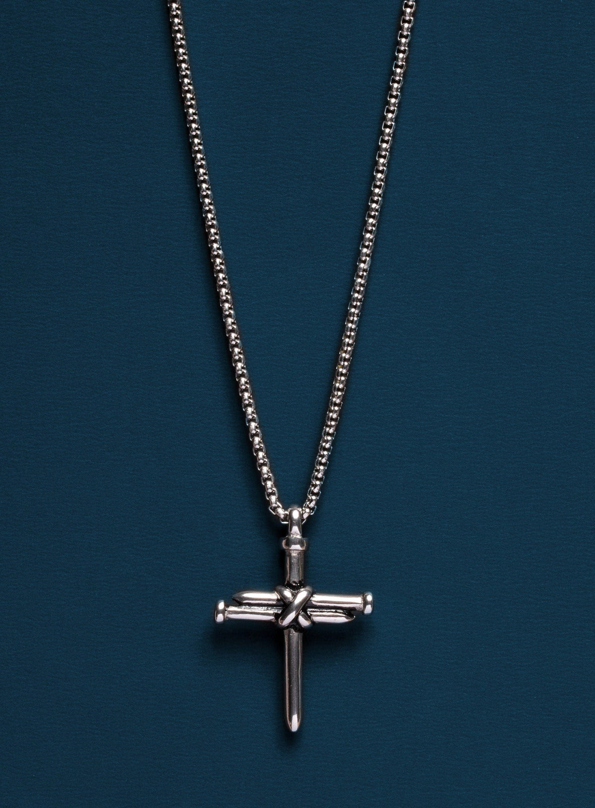 Waterproof Men's Nail Cross Necklace