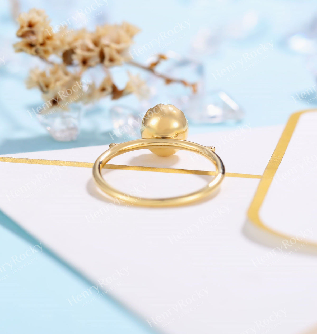 Art deco Opal Engagement Ring Women Yellow Gold | Antique Oval cut Bridal Jewelry | Vintage Promise Ring | Anniversary Gift for Her