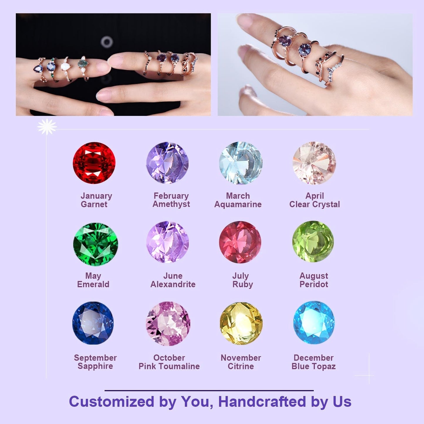 Unique Hexagon Cut Alexandrite Engagement Ring Set Nature Inspired Jewelry 14K Rose Gold Twig Vine Opal Emerald Bridal Set June Birthstone