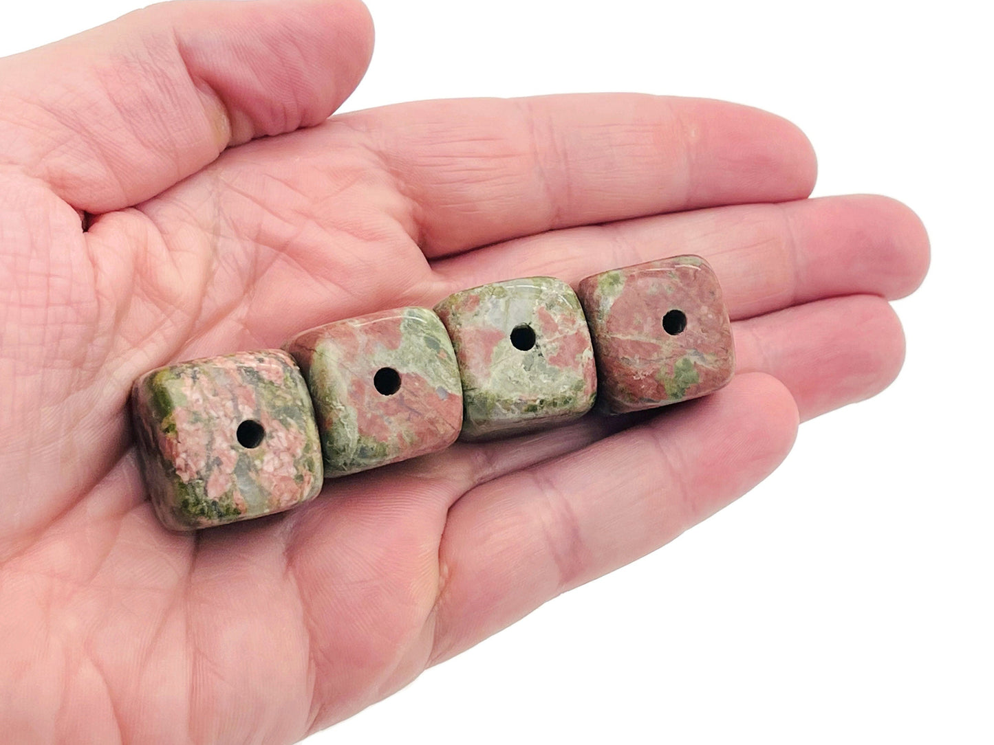 Unakite Crystal Incense Holder - Crystal Stone Incense Stick Holder - Handmade Carving - IN1014