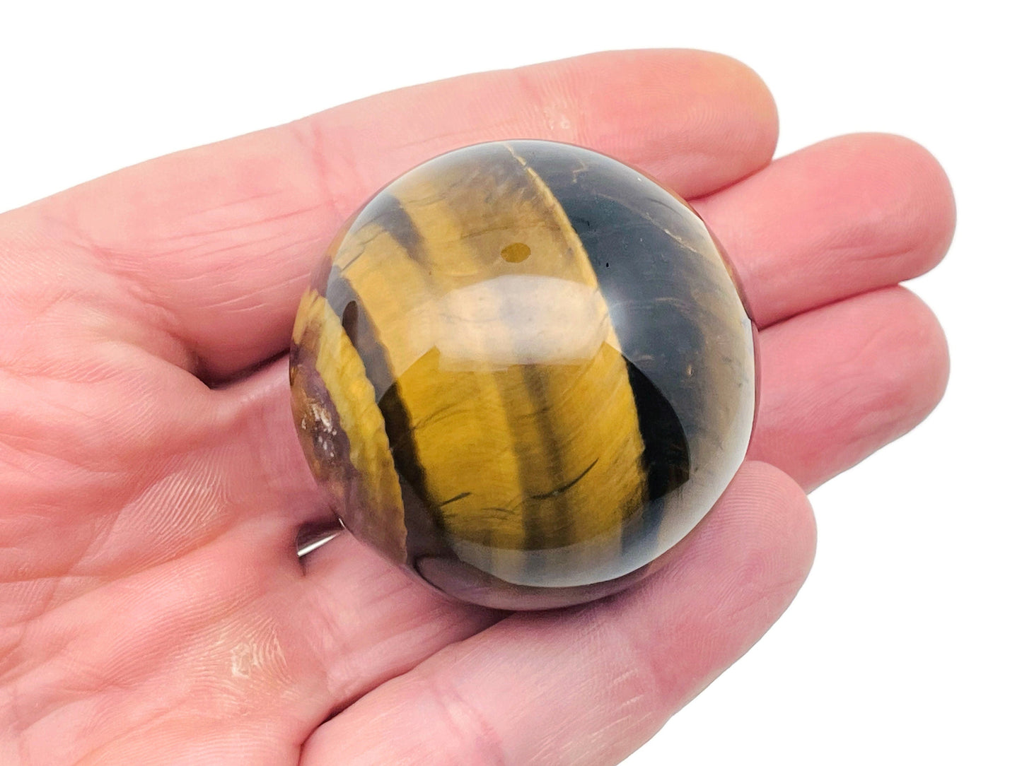 Tiger Eye Sphere Gemstone - Crystal Ball - 40-50mm - BA1009