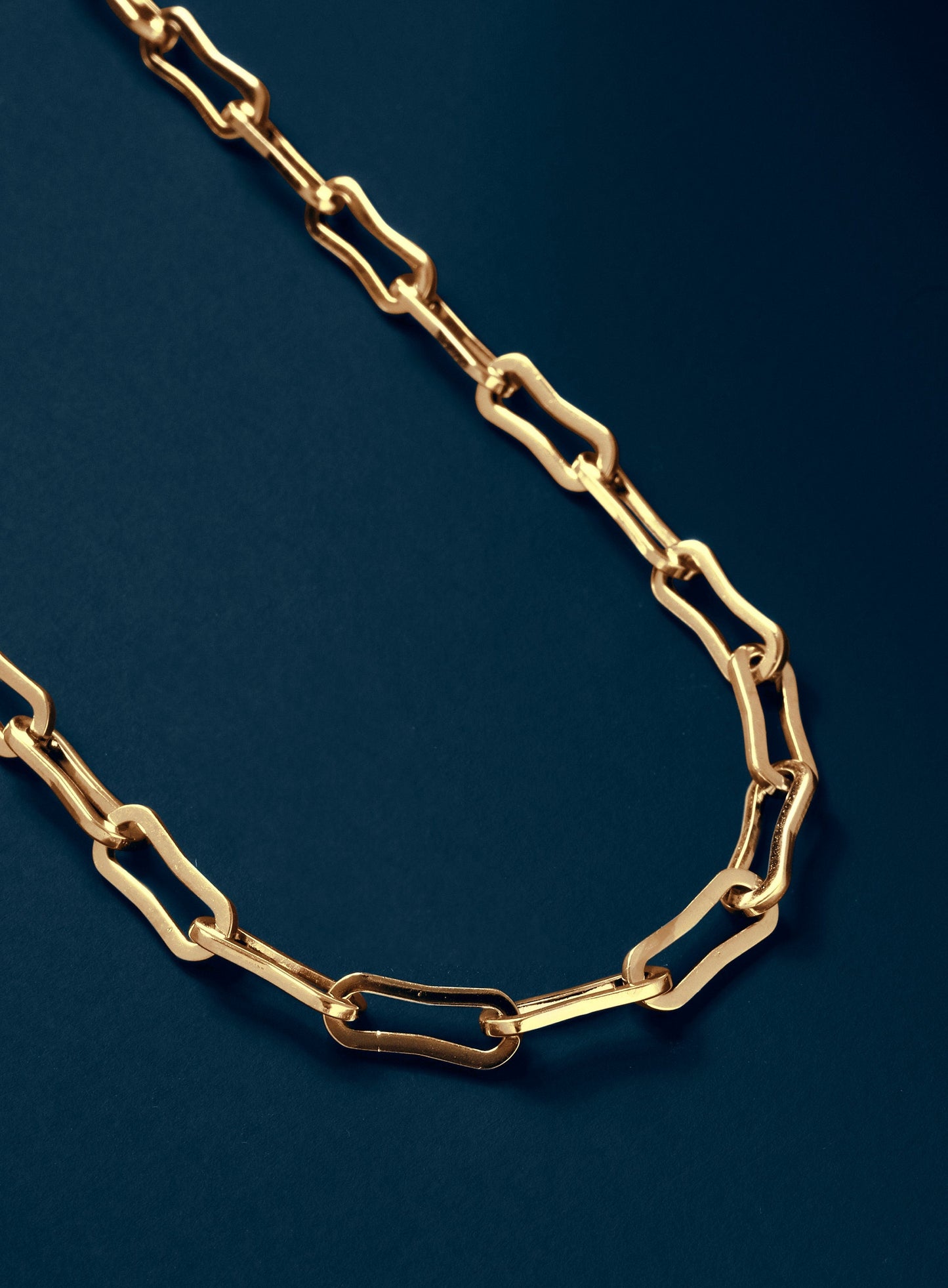 Stainless Steel Gold Plated 6mm Men's Cable Chain Necklace