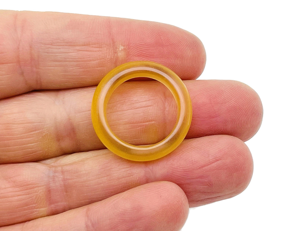 Yellow Cats Eye Crystal Ring - Best Jewelry - RI1027