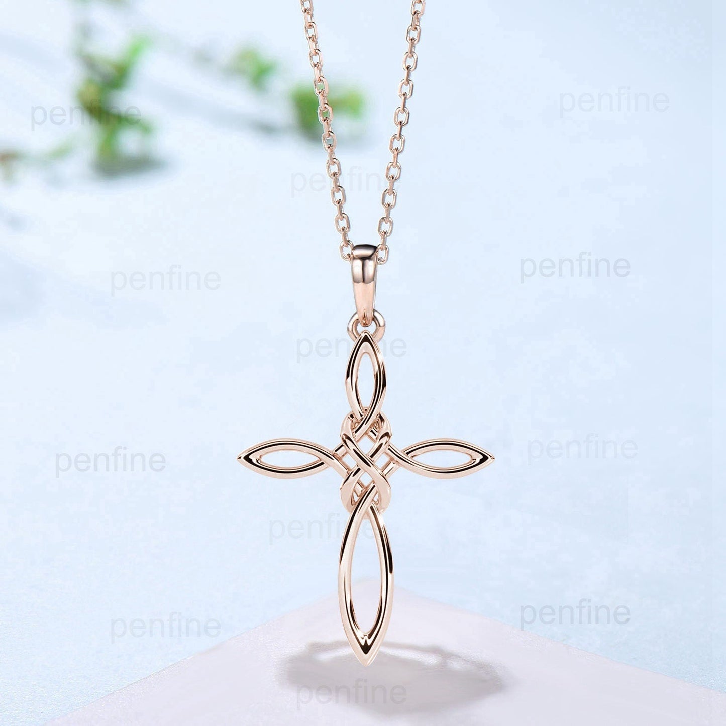 Norse Viking necklace solid Silver 14k 18k rose gold minimalist  Personalized pendant women  Necklace Celtic Jewelry Cross Necklace