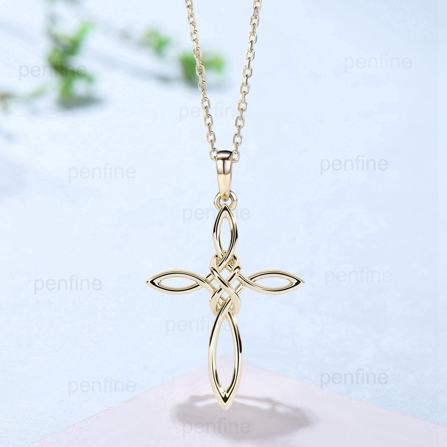 Norse Viking necklace solid Silver 14k 18k rose gold minimalist  Personalized pendant women  Necklace Celtic Jewelry Cross Necklace