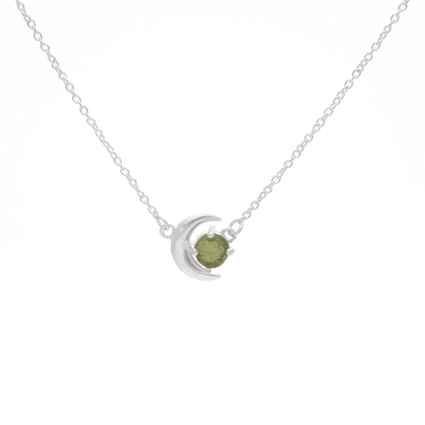 Genuine Moldavite Rough Pendant 100% Natural With Certified Gemstone From Czech Republic 925 Sterling Silver Handmade Designer Jewelry