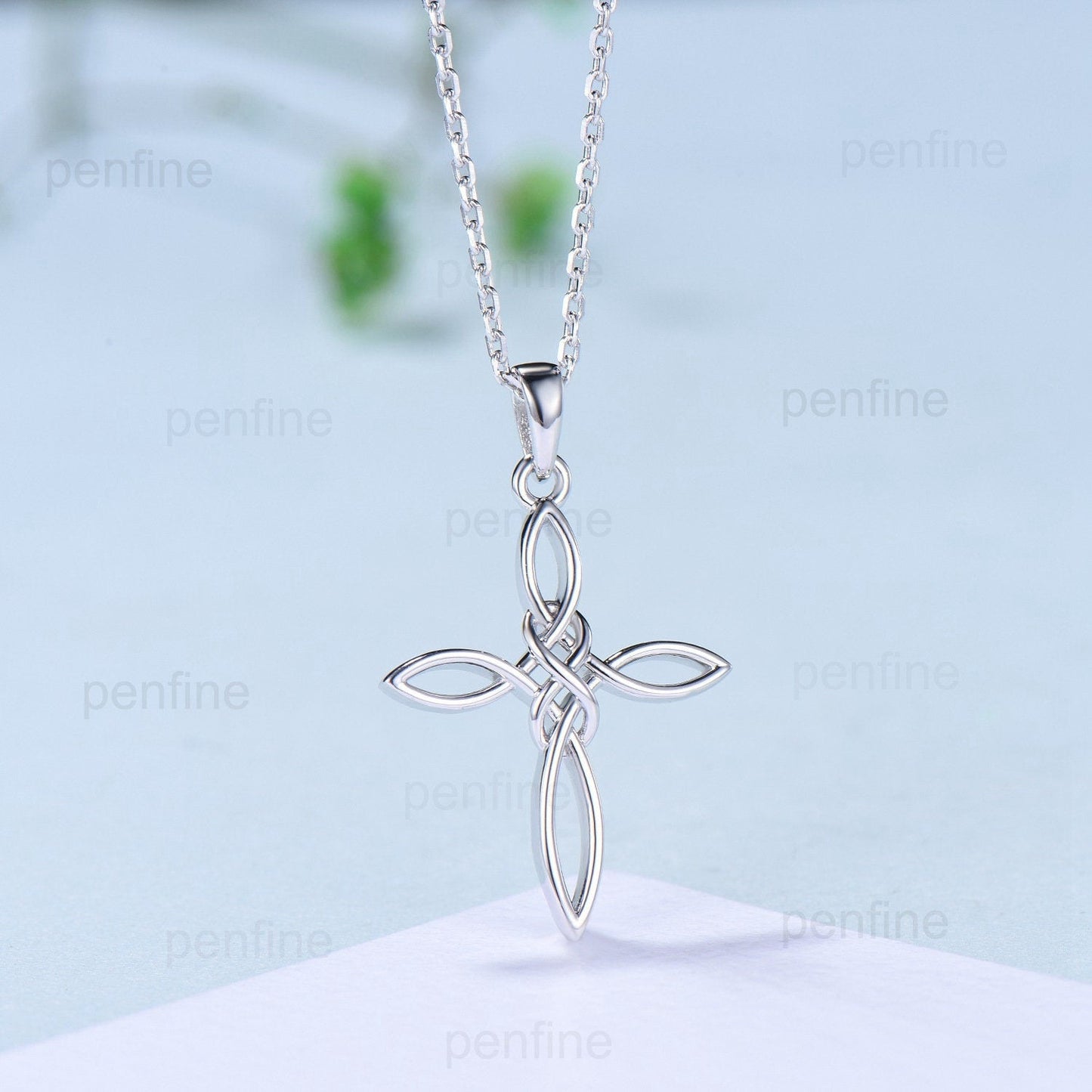 Norse Viking necklace solid Silver 14k 18k rose gold minimalist  Personalized pendant women  Necklace Celtic Jewelry Cross Necklace