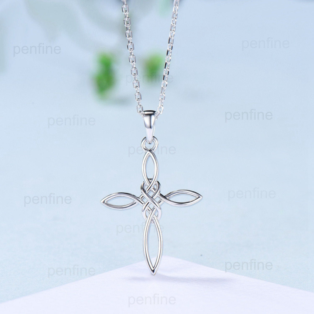 Norse Viking necklace solid Silver 14k 18k rose gold minimalist  Personalized pendant women  Necklace Celtic Jewelry Cross Necklace
