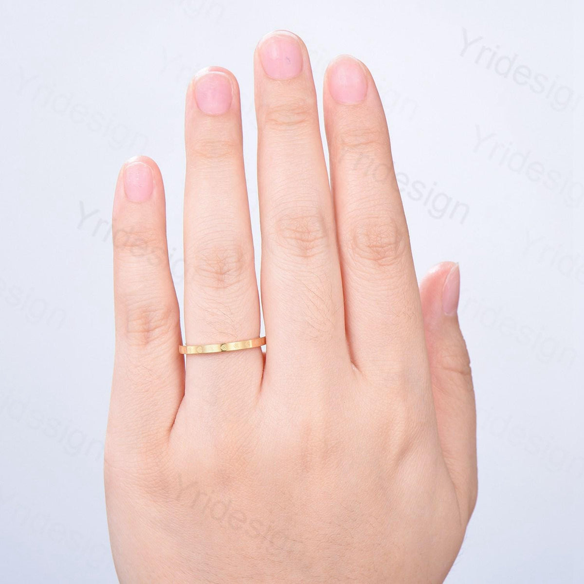 Dainty Brushed Finished Wedding Ring Women Minimalist Brushed Heart Symbol Wedding Band Cute Tension Design Elegant Vintage Stacking Band
