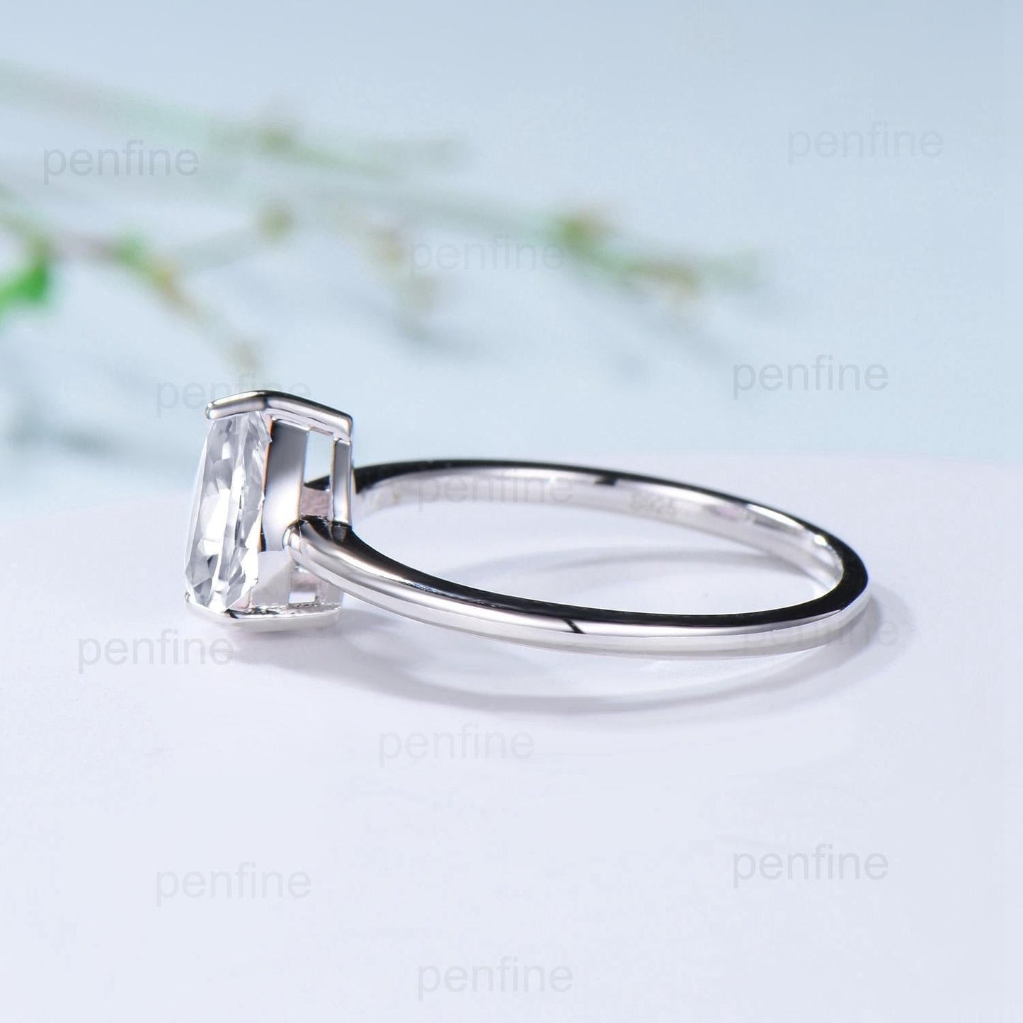 Solitaire Lab Grown Diamond Wedding Set Minimalist IGI CVD Diamond Engagement Ring Simple Diamond Pendant Necklace 18K White Gold Earrings