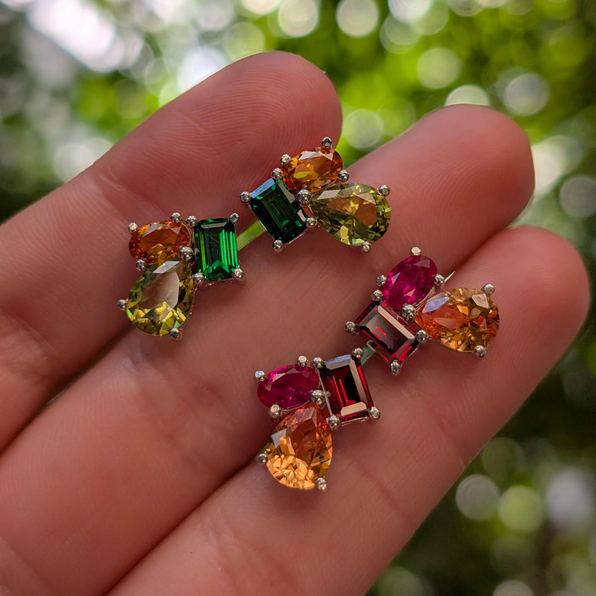 The Tulia - Pick Your Own Stone Cluster Studs