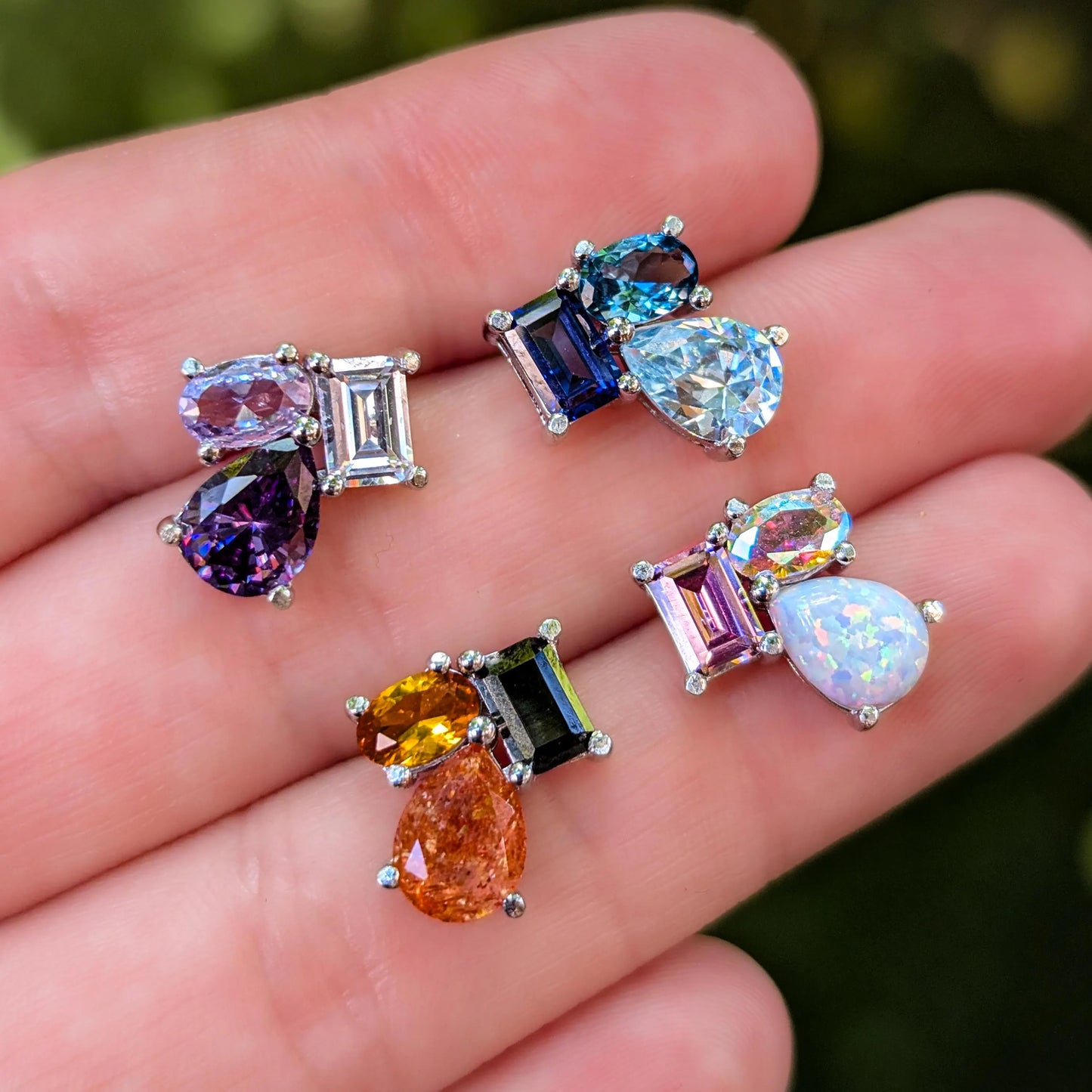 The Tulia - Pick Your Own Stone Cluster Studs