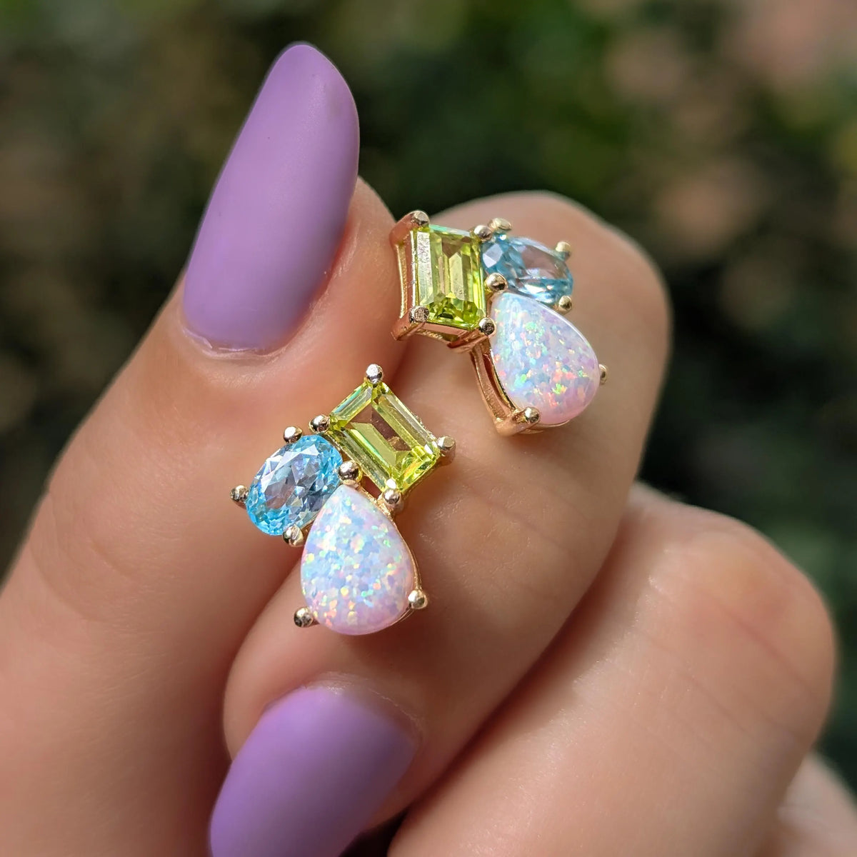 The Tulia - Pick Your Own Stone Cluster Studs