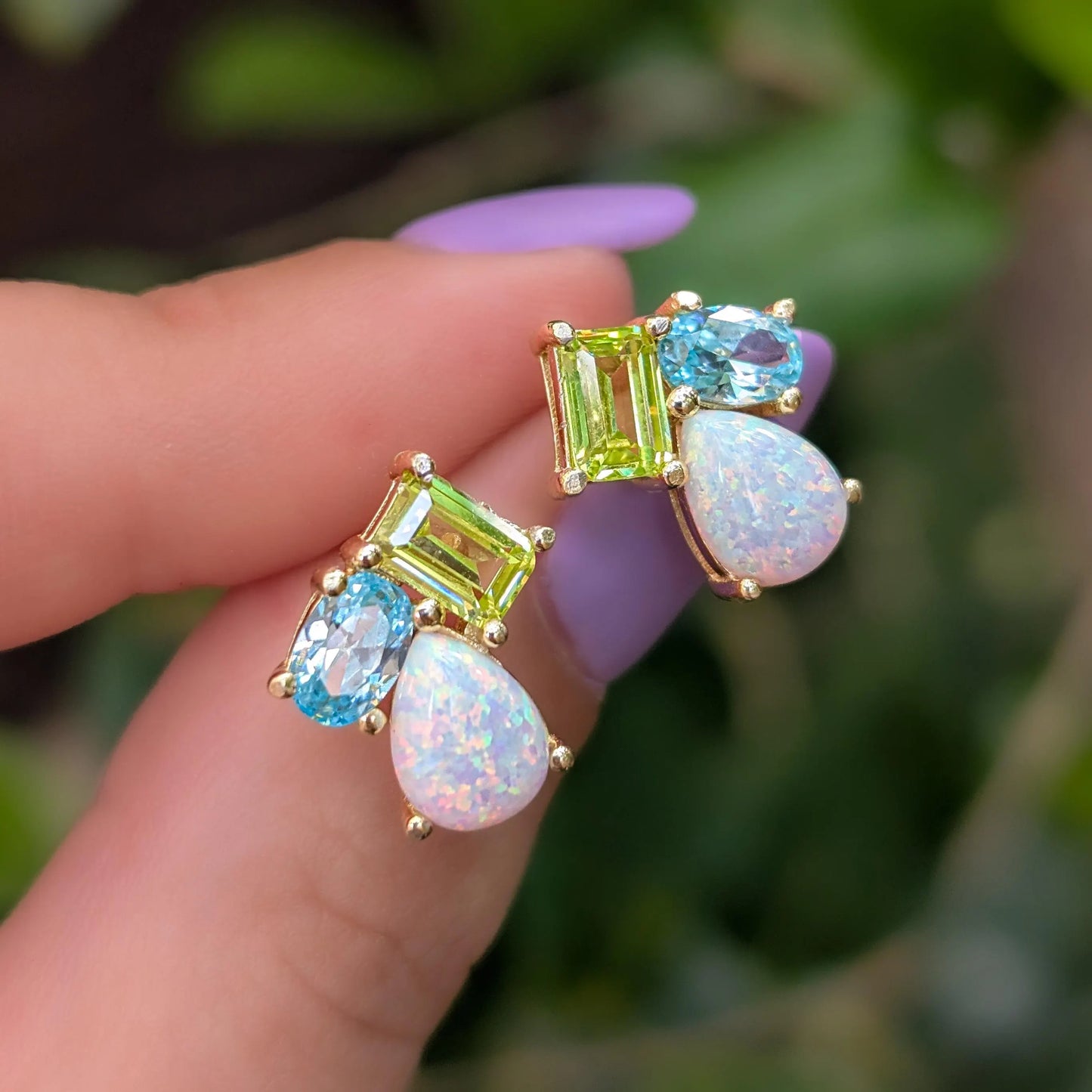 The Tulia - Pick Your Own Stone Cluster Studs