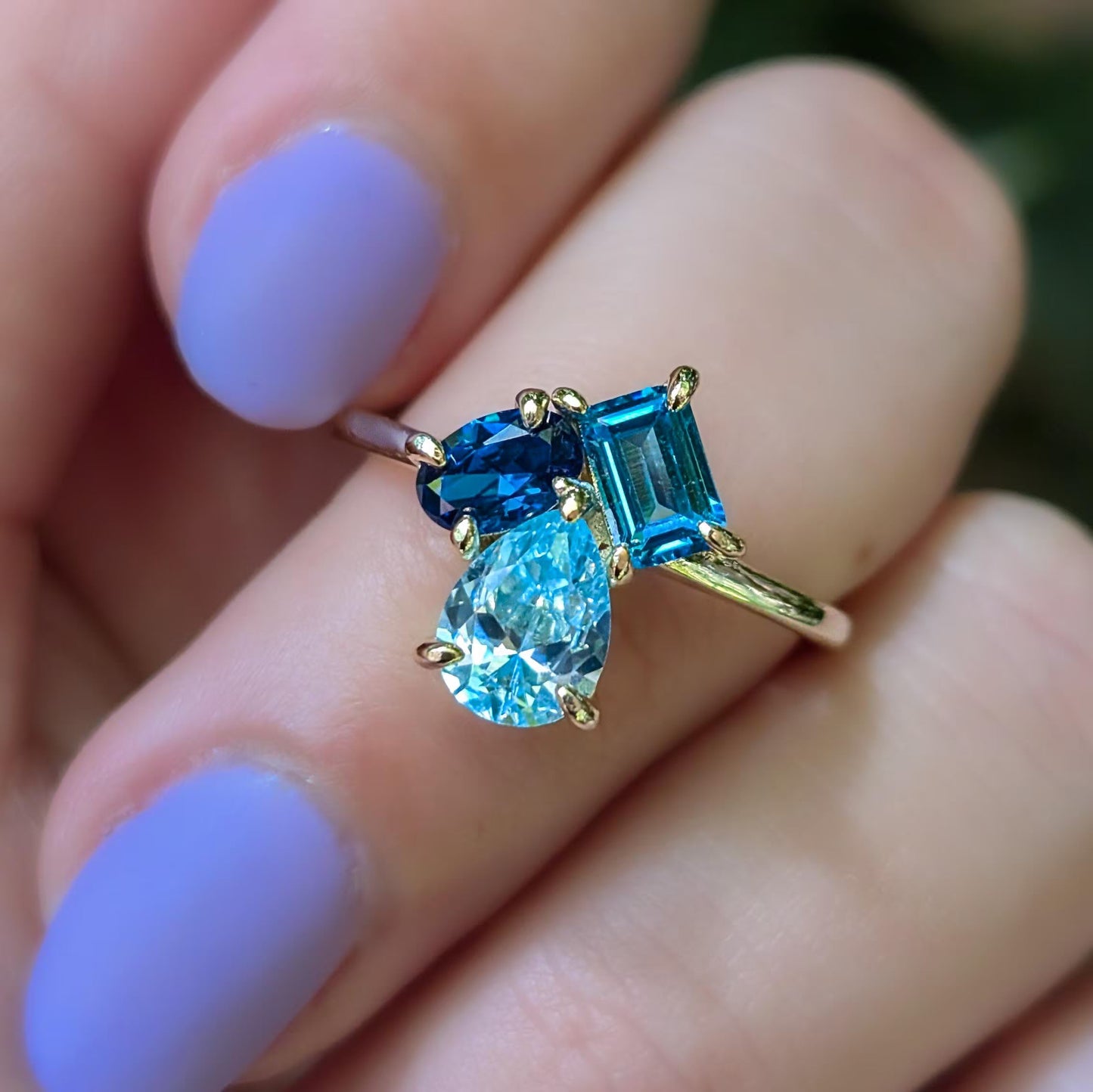 The Tulia - Custom 3 Stone Ring