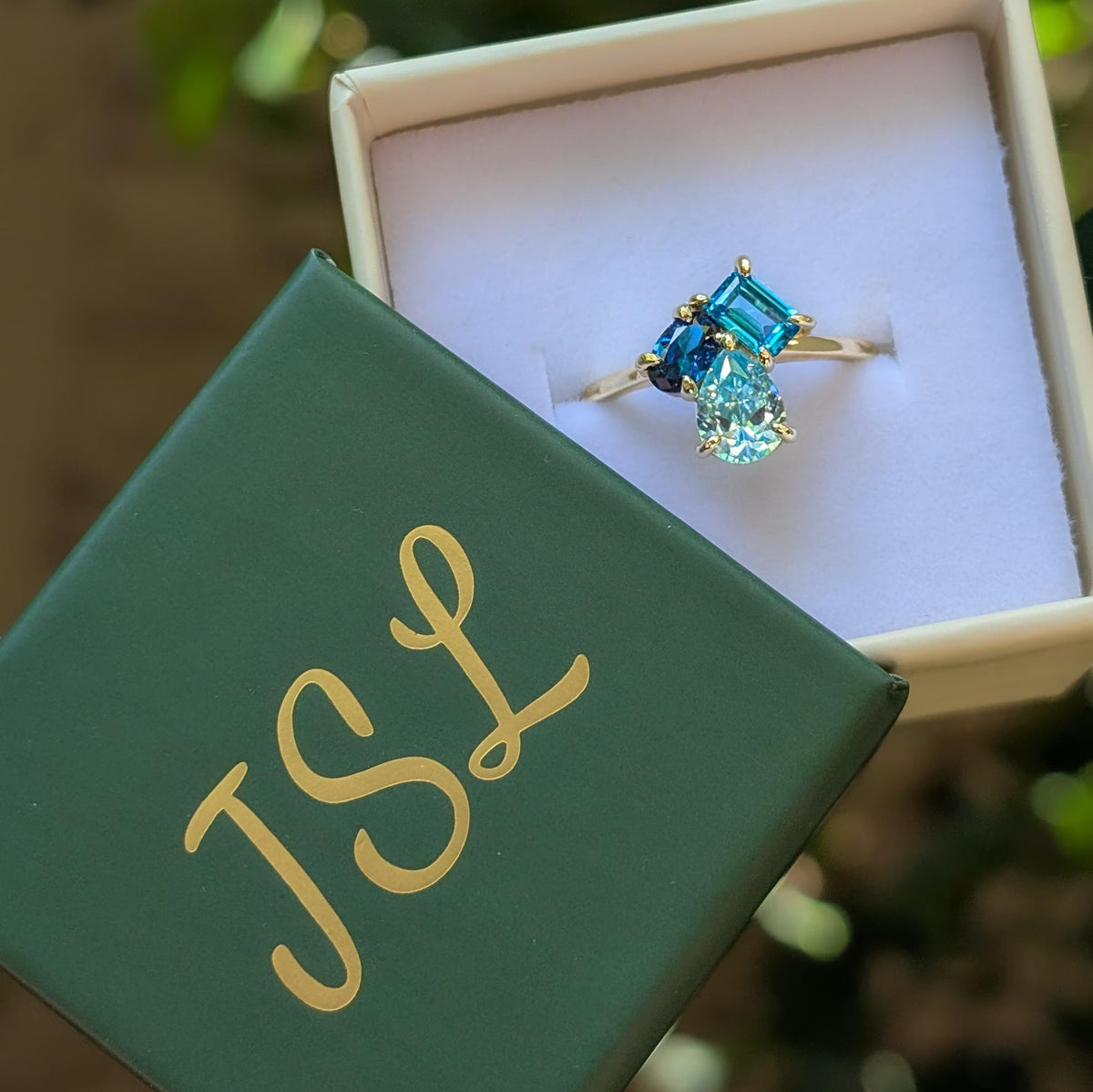 The Tulia - Custom 3 Stone Ring