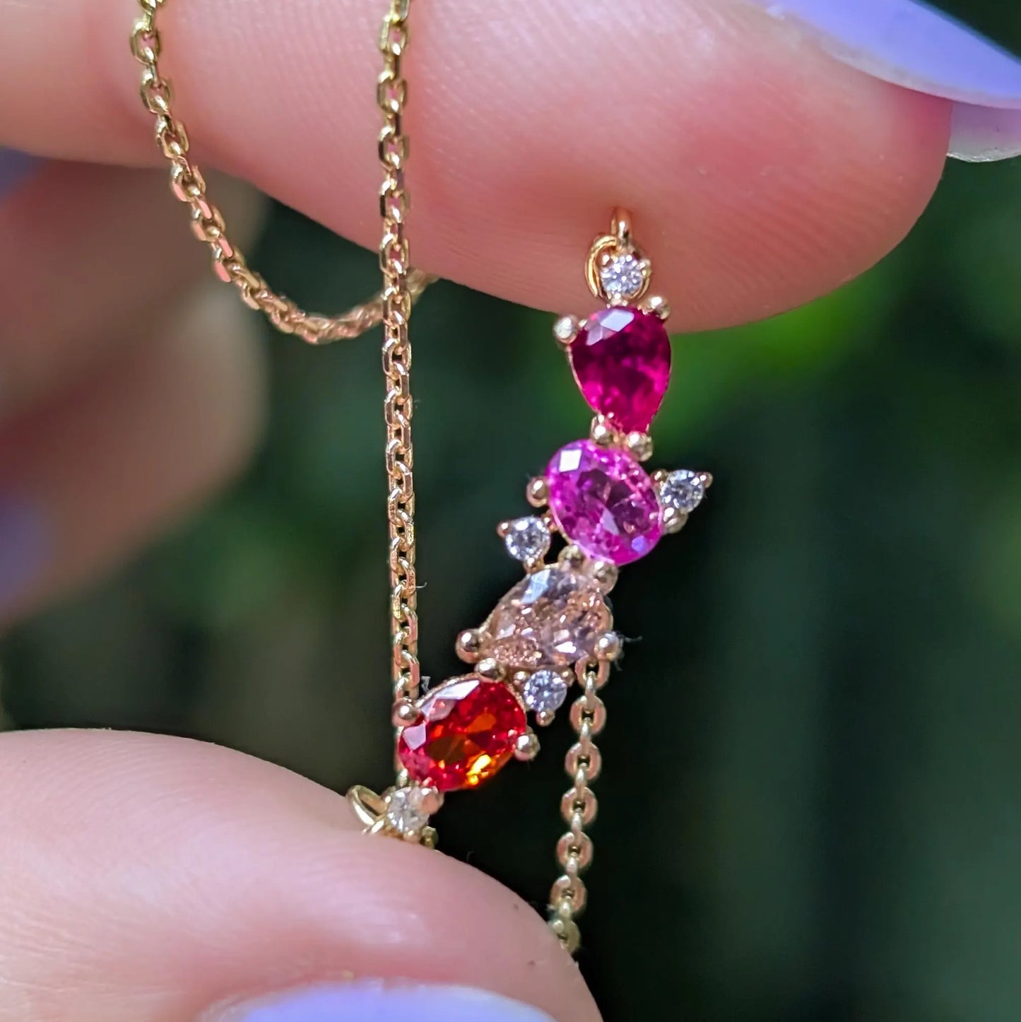 The Legacy Necklace- Lesbian Flag