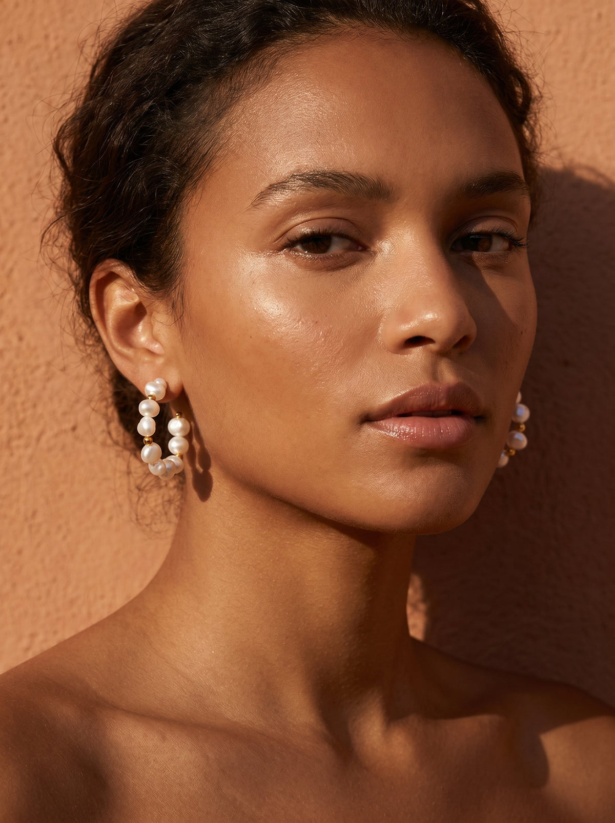 Créoles Vendôme | Perles d'Eau Douce Baroques & Or 18k – Univers Parisienne Chic