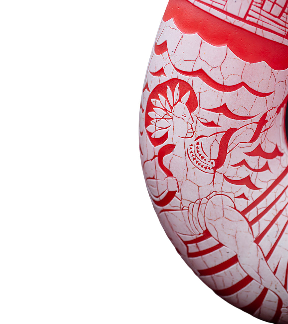 Glass "Fish Hook - Maui Special Edition" by Daniel Moe