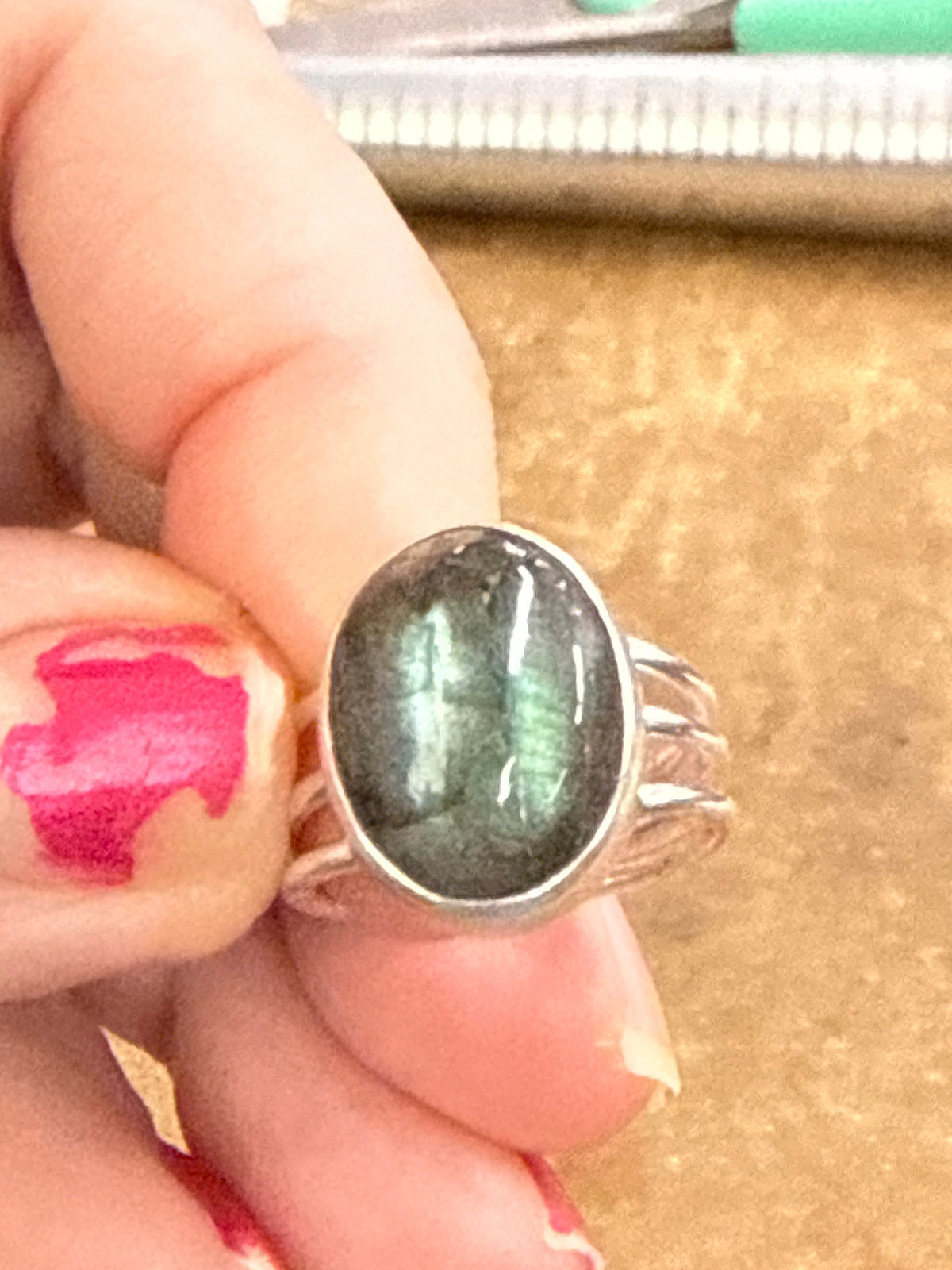 Labradorite Ring Size 6.5