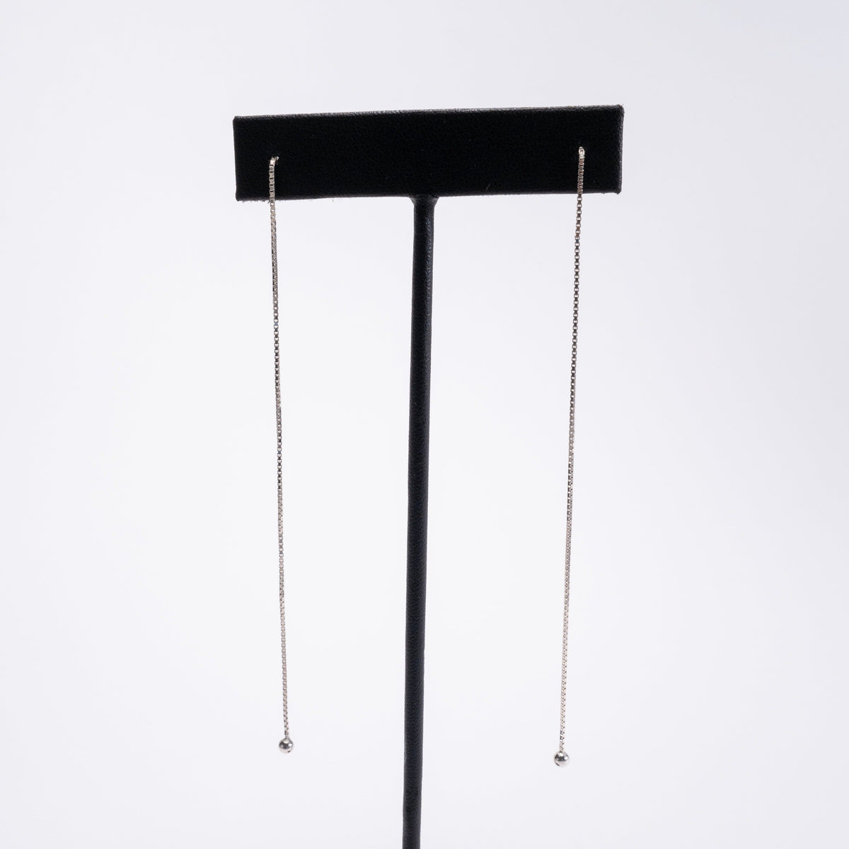 Extra Long Sterling Silver Threader Earring with Ball / Ready to ship