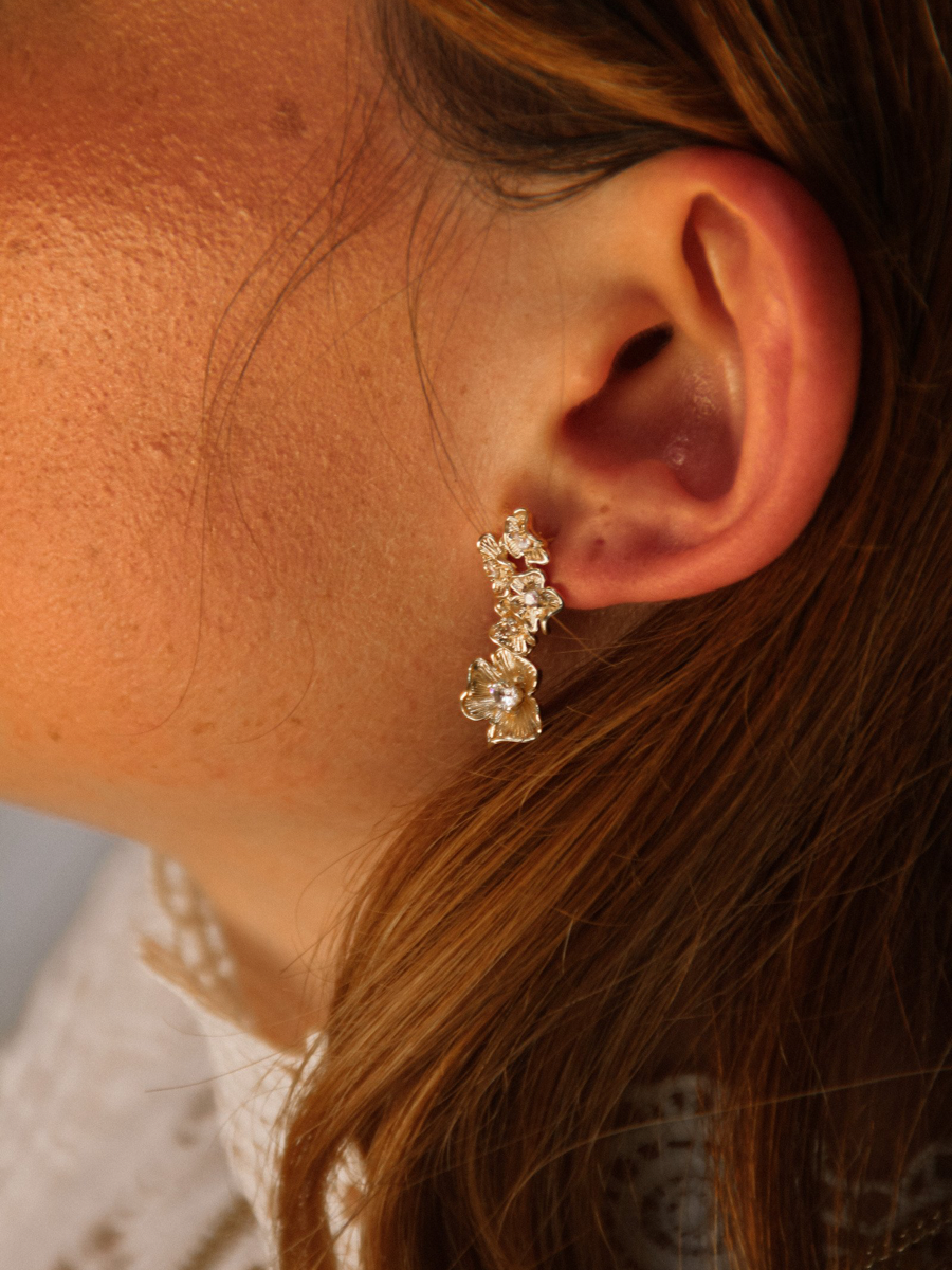 FLOWER POWER stud earrings