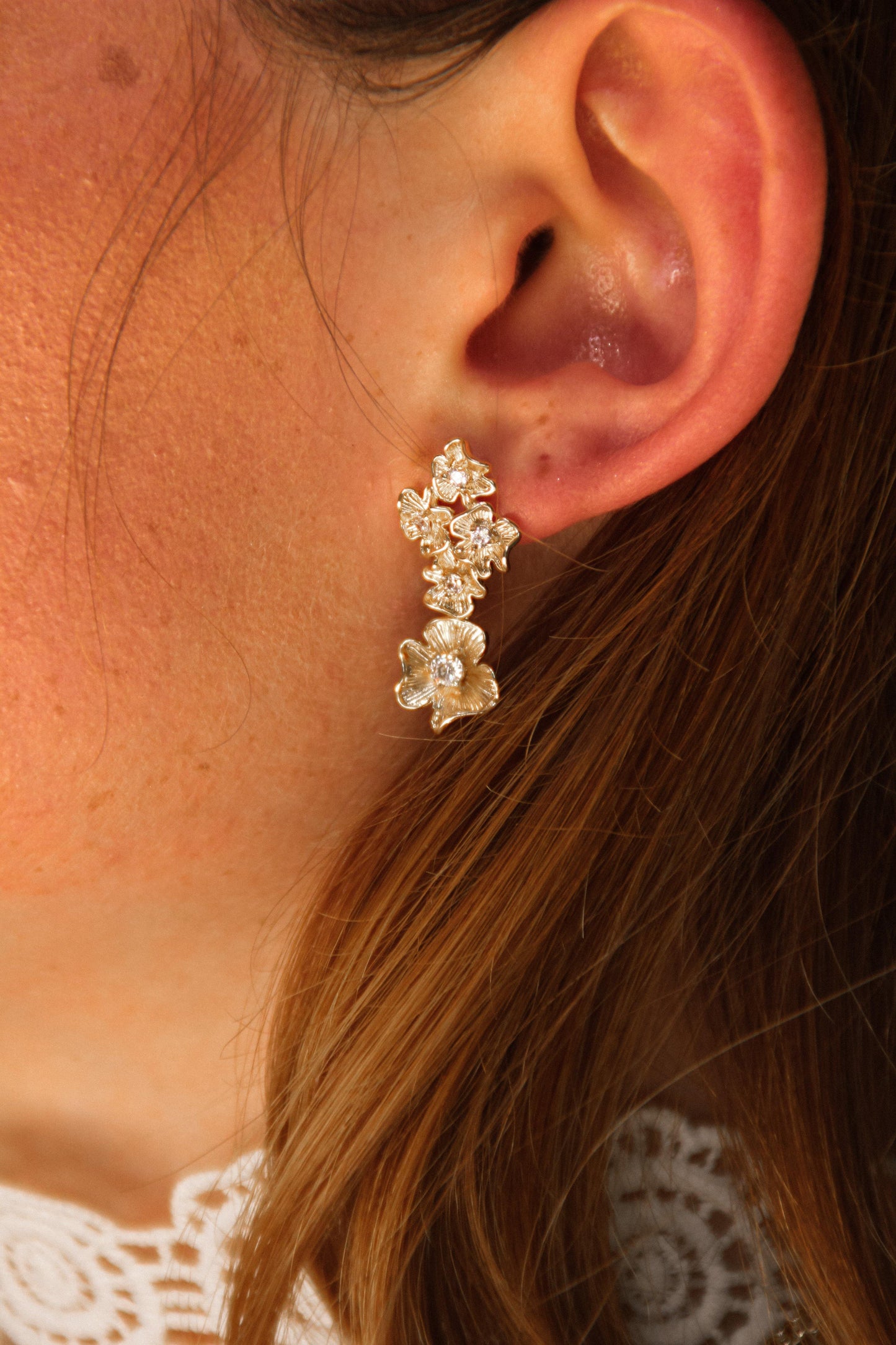 FLOWER POWER stud earrings