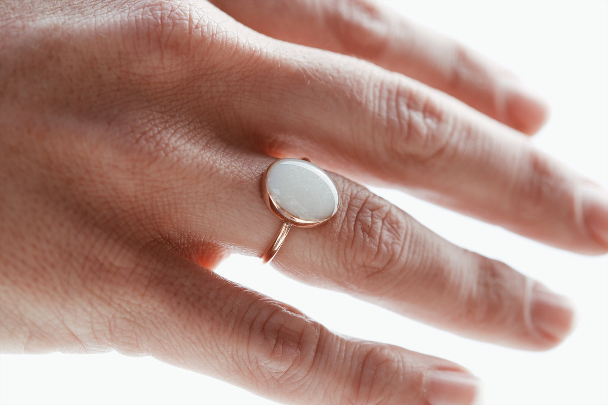 Oval Keepsake Ring