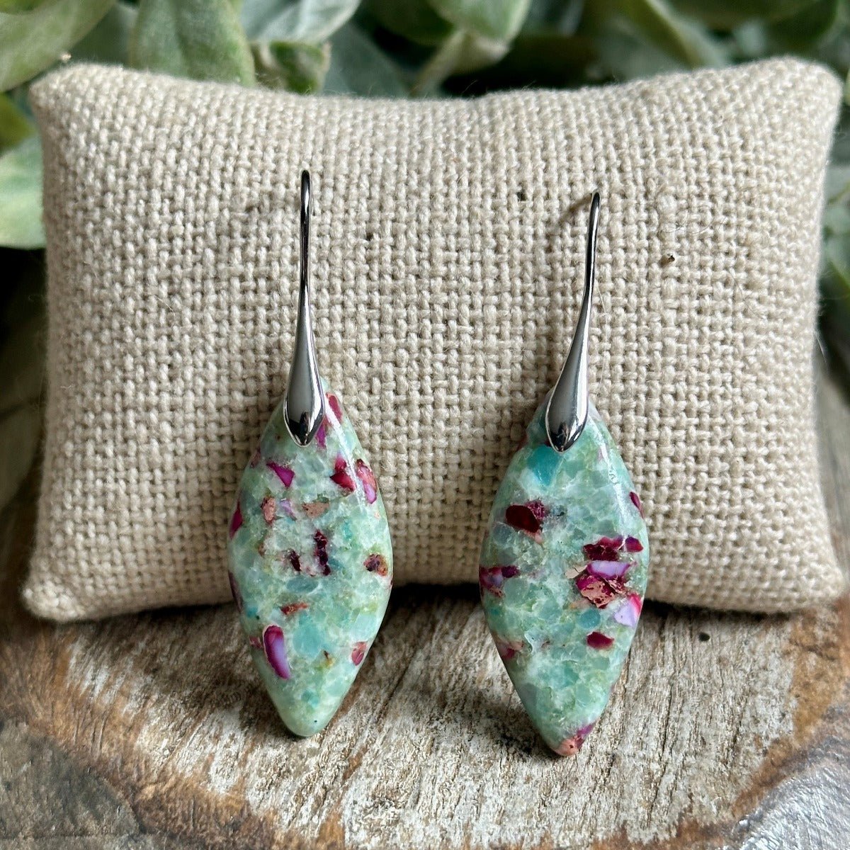 Imperial Jasper Drop Earrings