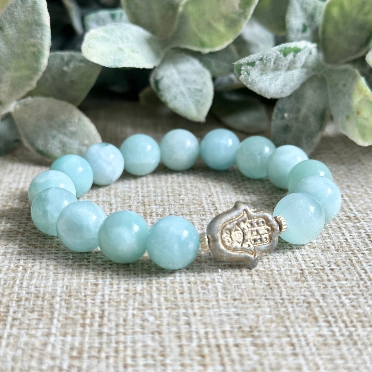 Jadeite & Hamsa (Chunky)