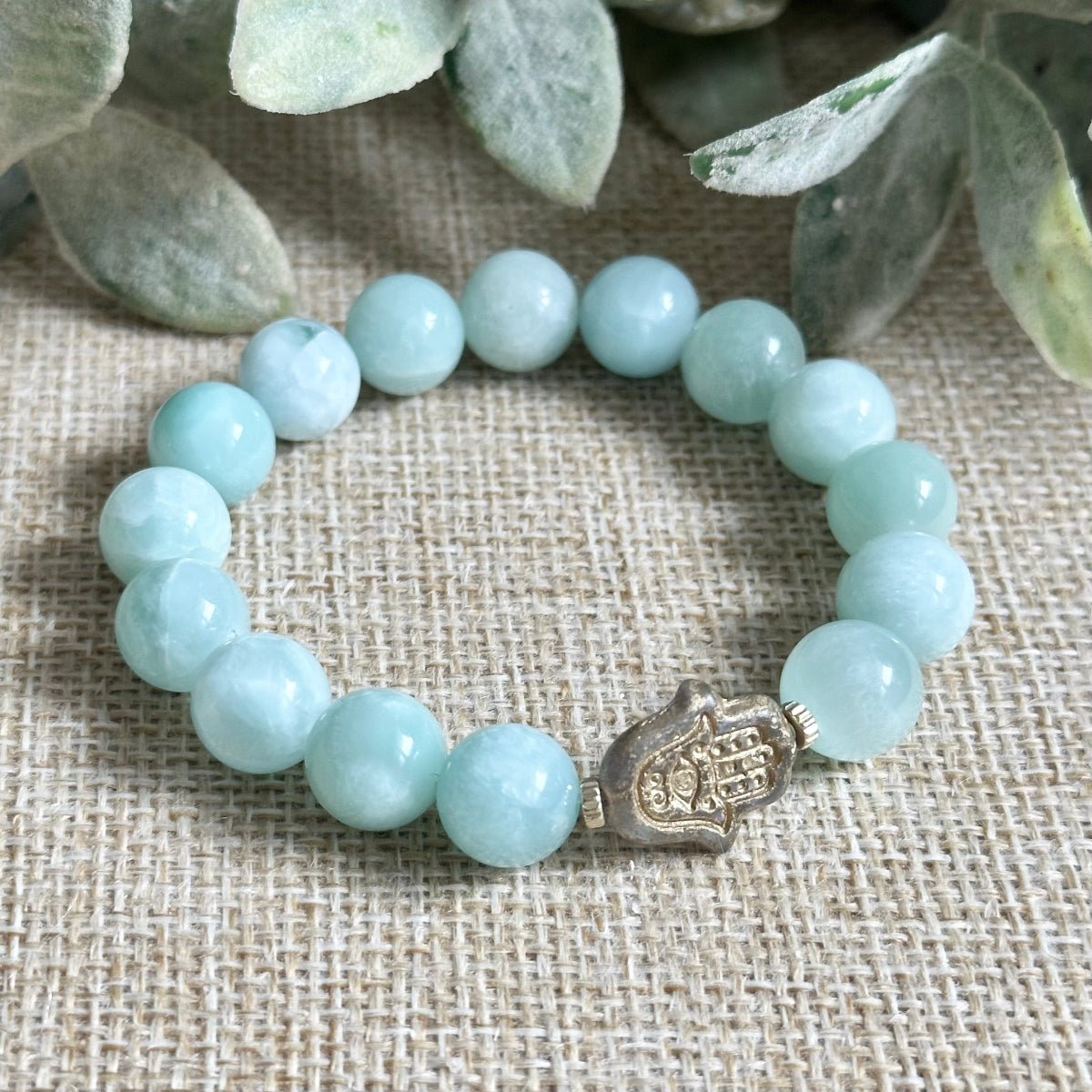 Jadeite & Hamsa (Chunky)