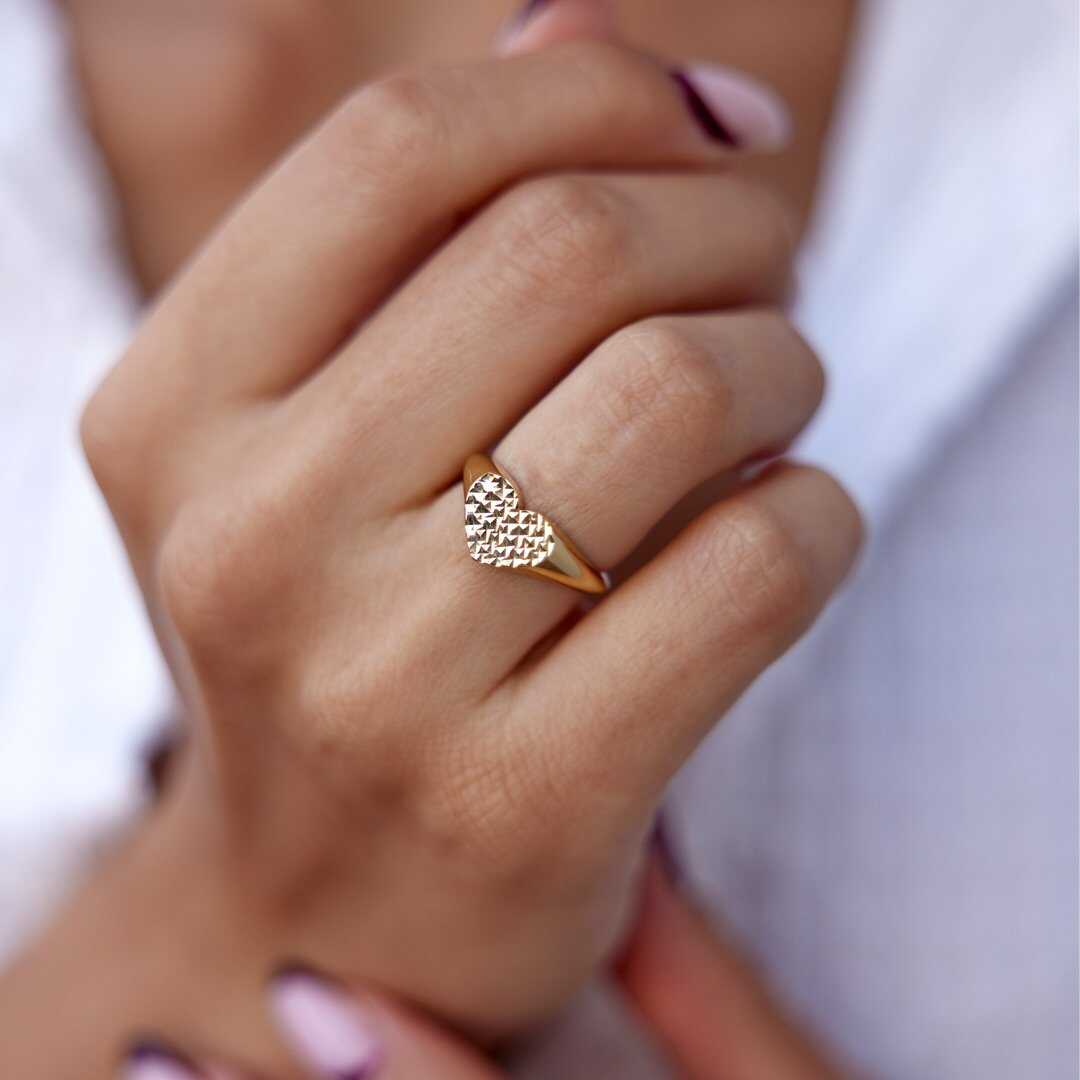 Heart Signet Ring