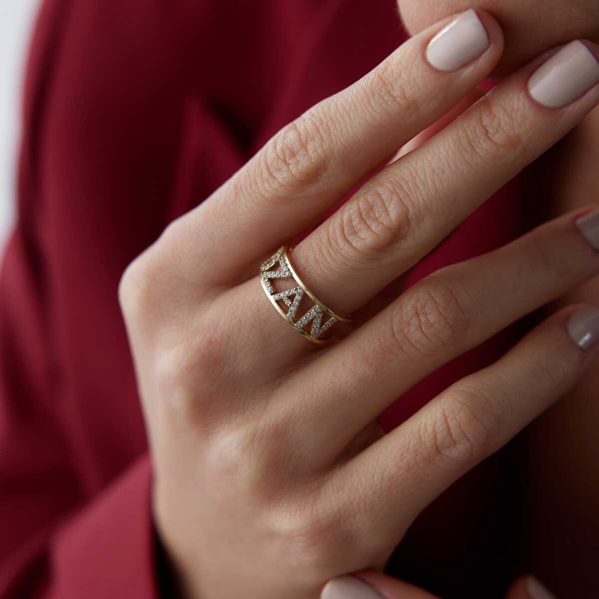 Personalized Design Name Ring