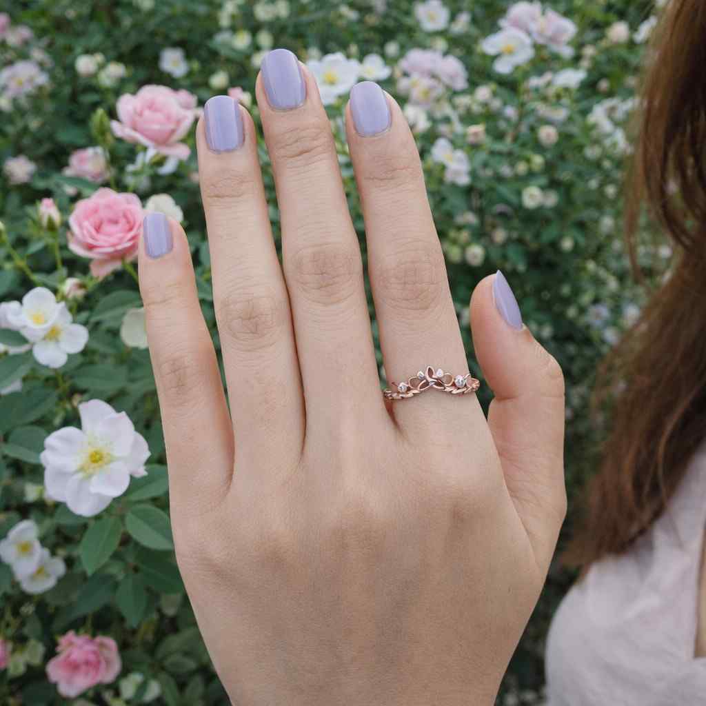 Celtic Knot Lab Grown Diamond Chevron Wedding Band in White Gold