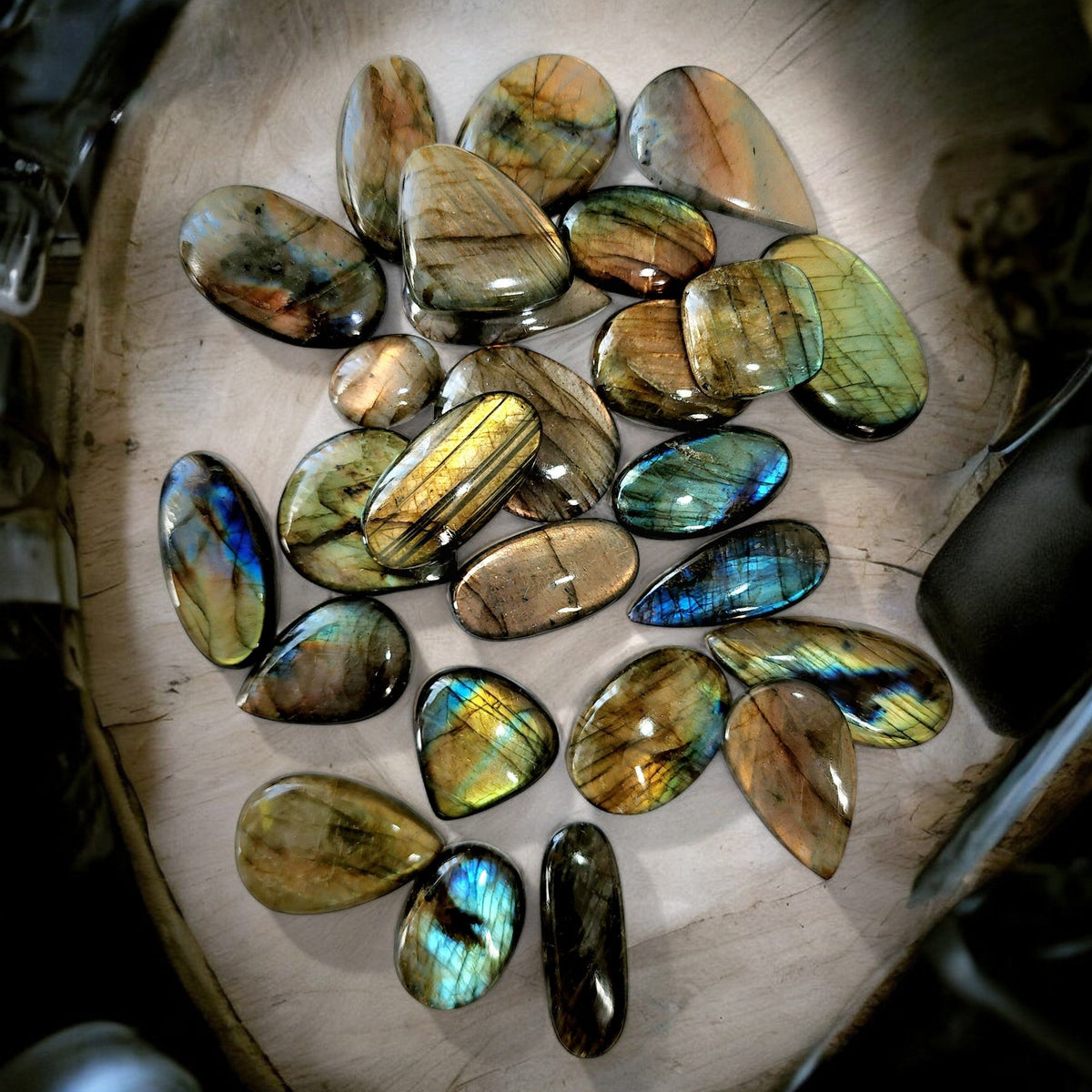 Labradorite Silver Pendant