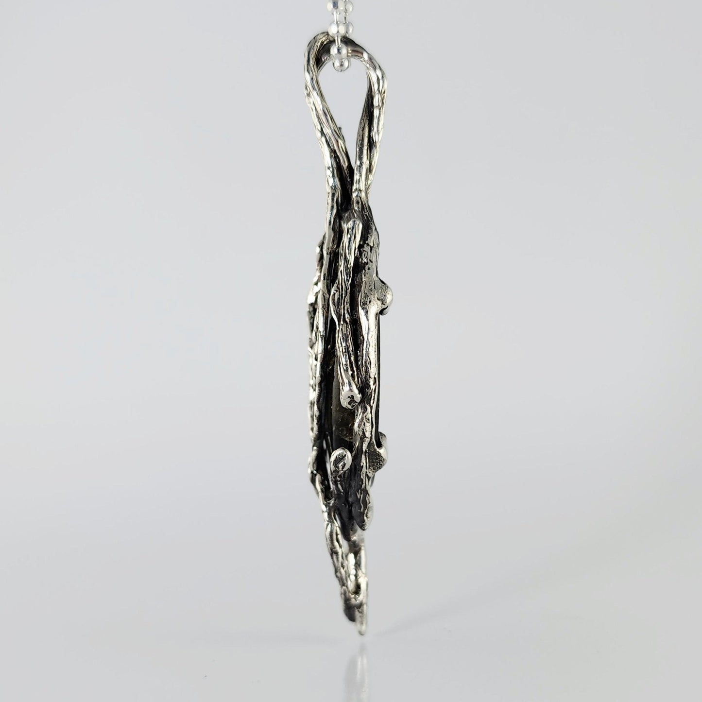 Labradorite Silver Pendant