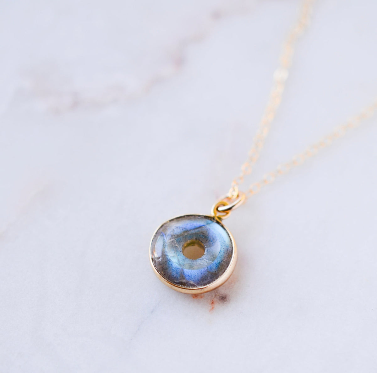 Eclipse Necklace: Labradorite