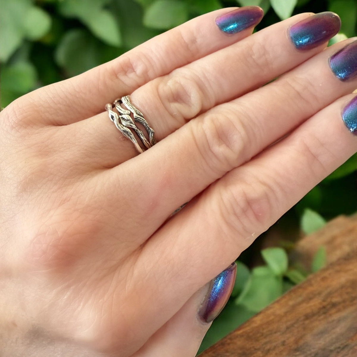 Leaf, Twig & Vine Stackable Rings