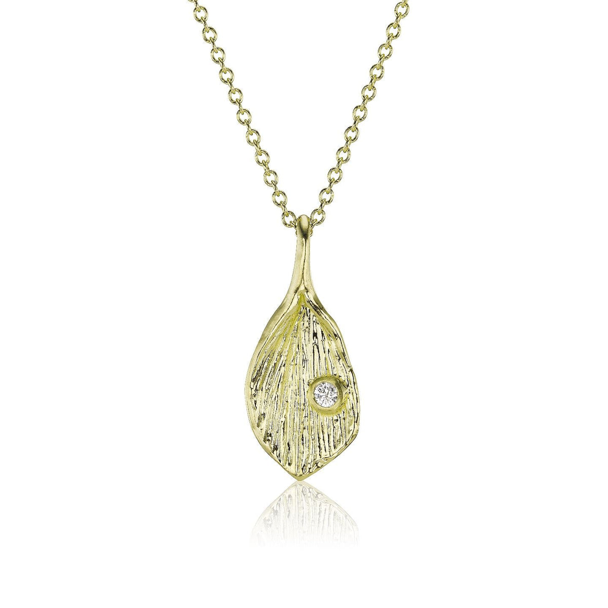 ・LOTUS NECKLACE・Gold Pendant (Ready to Ship)