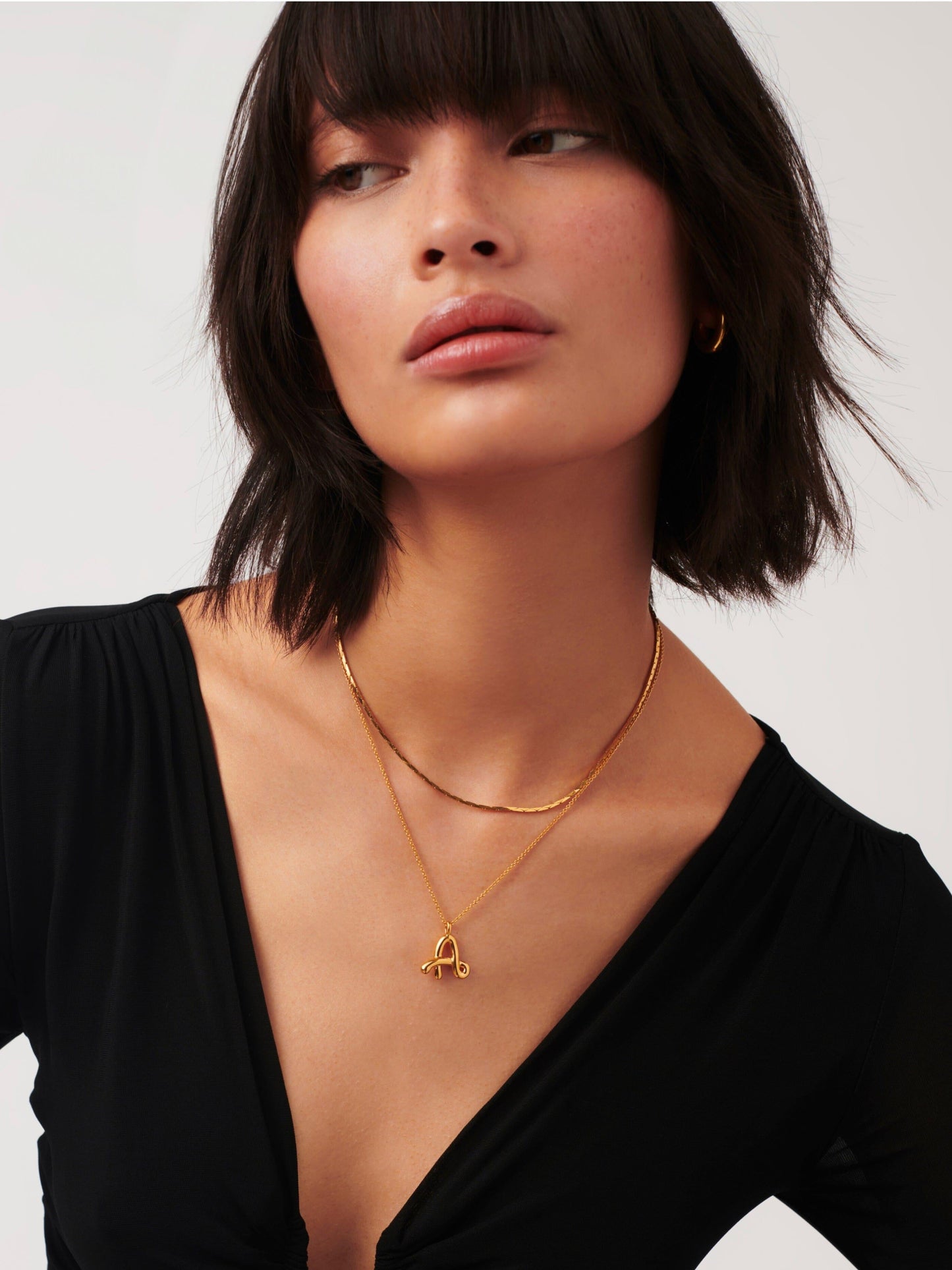 Stylist Gold Cobra Snake Chain Choker In Sterling Silver