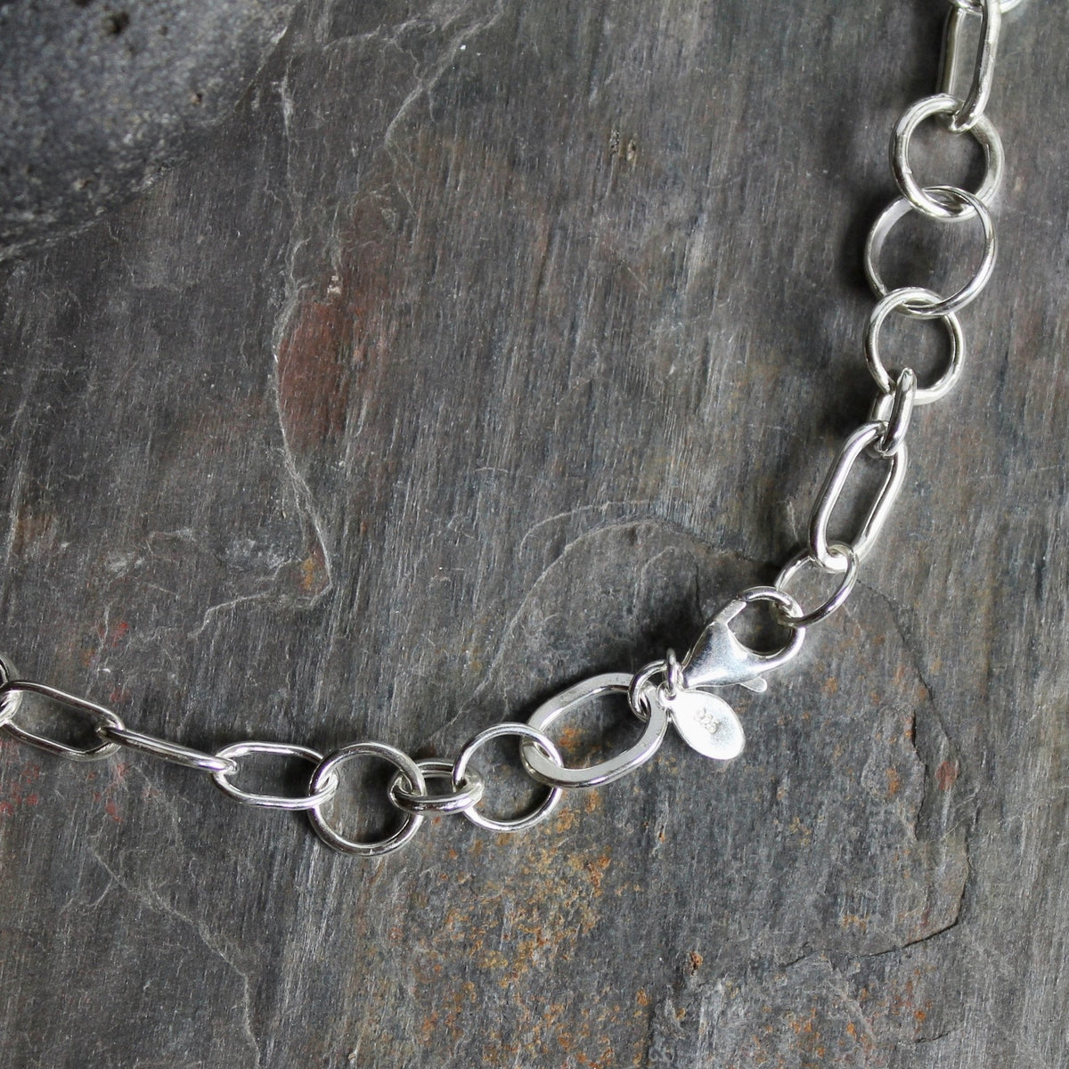 Luxe Sterling Silver Random Link Chain Necklace | Handmade | Ready to Ship